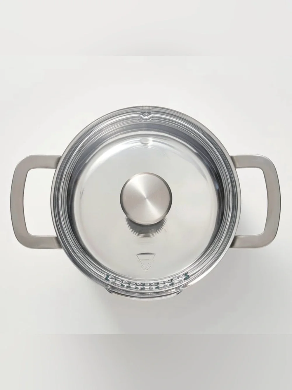 IKEA HEMKOMST 3.2 qt Stainless Steel Stockpot w/ Glass Lid, Double Handles